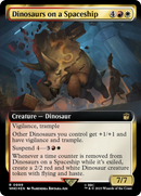 Dinosaurs on a Spaceship (Extended Art) (Surge Foil) (WHO-999) - Doctor Who: (Extended Art) Foil