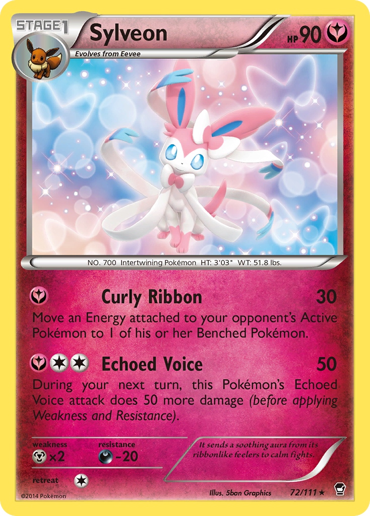 Sylveon 72/111 - XY  Furious Fists