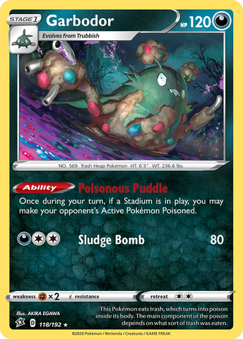 Garbodor 118/192 - SWSH02 Rebel Clash