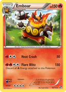 Emboar (19)/114 - Black and White Holofoil