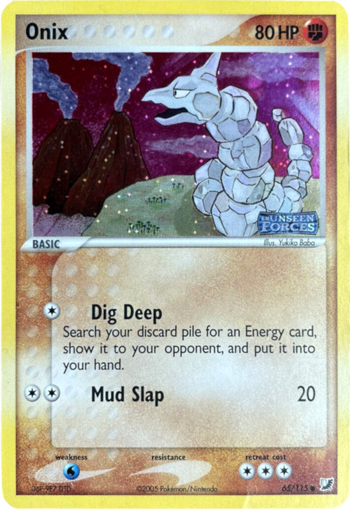 Onix/115 - Unseen Forces Reverse Holofoil