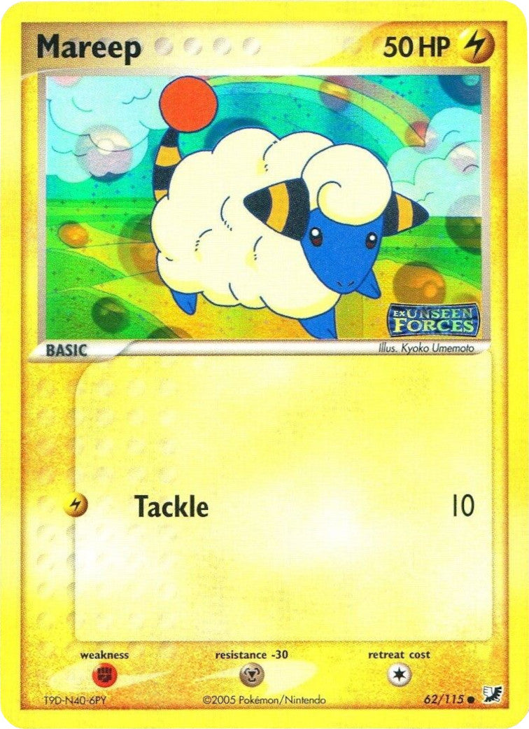Mareep 62/115 - Unseen Forces Reverse Holofoil