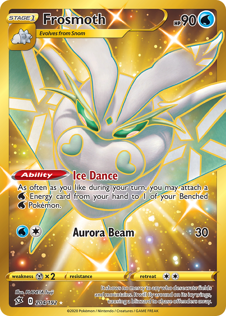 Frosmoth (Secret) 204/192 - SWSH02 Rebel Clash Holofoil