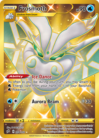 Frosmoth (Secret) 204/192 - SWSH02 Rebel Clash Holofoil