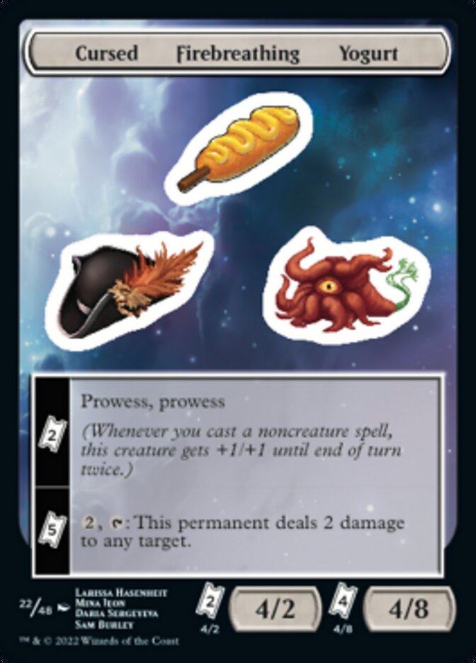 Cursed Firebreathing Yogurt (UNF-022) - Unfinity Sticker Sheets