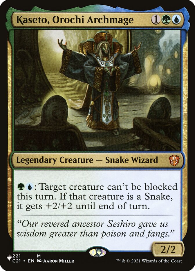 Kaseto, Orochi Archmage (LIST-221/081) - The List