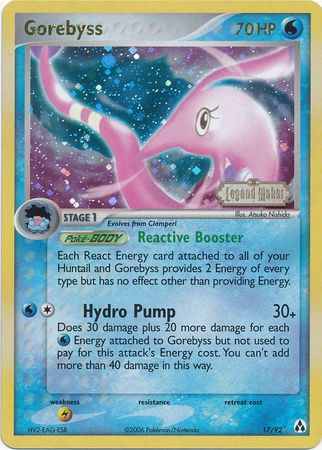 Gorebyss/92 - Legend Maker Reverse Holofoil