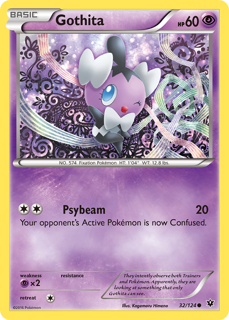Gothita 32/124 - XY  Fates Collide
