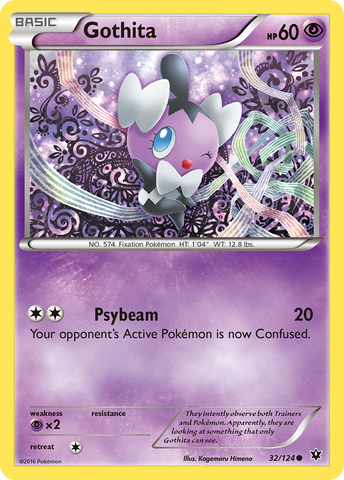 Gothita 32/124 - XY  Fates Collide