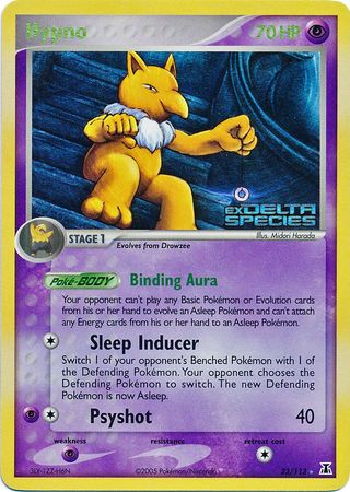 Hypno 23/113 - Delta Species Reverse Holofoil