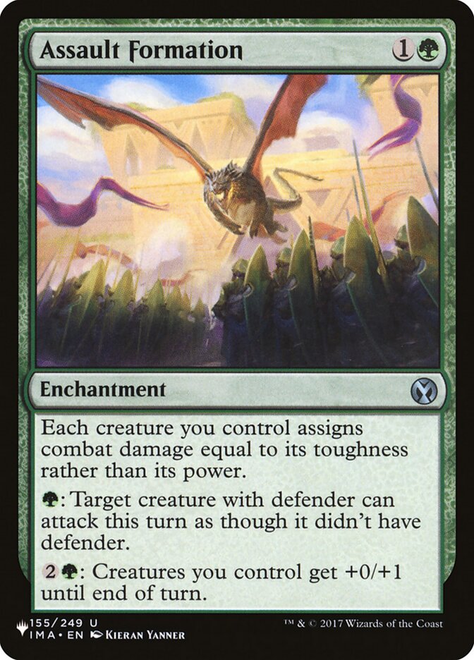 Assault Formation (LIST-155/249) - The List