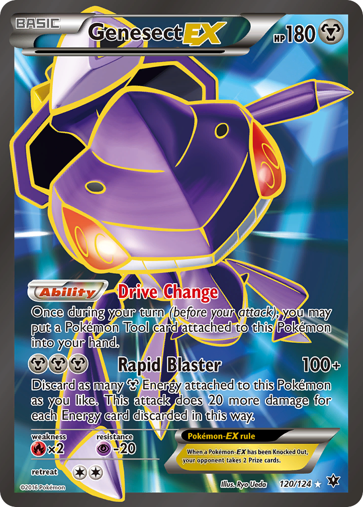 Genesect EX (Full Art) 120/124 - XY  Fates Collide Holofoil