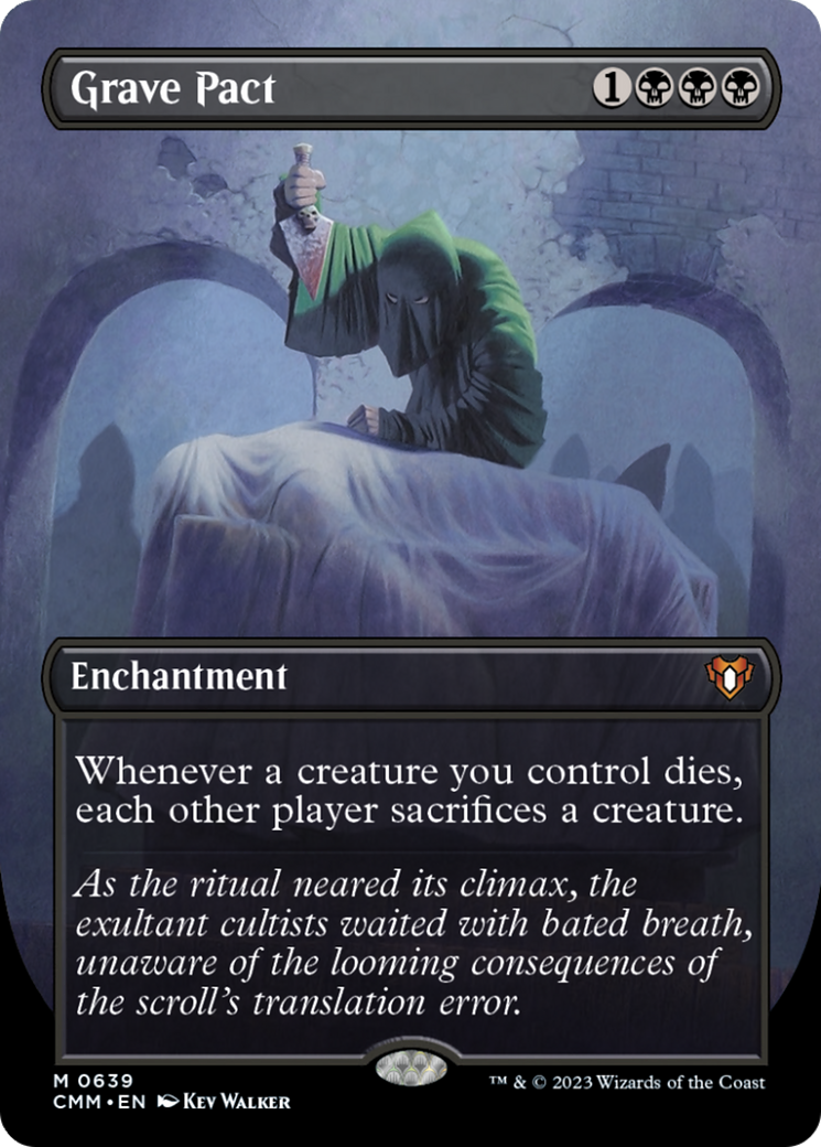 Grave Pact (Borderless) (CMM-639) - Commander Masters (Borderless)
