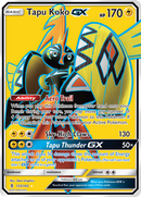 Tapu Koko GX (Full Art)/145 - SM  Guardians Rising Holofoil