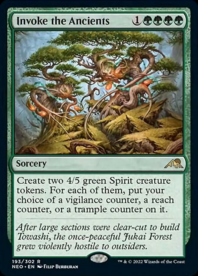 Invoke the Ancients (NEO-193) - Kamigawa: Neon Dynasty