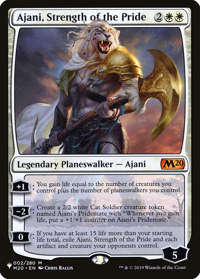Ajani, Strength of the Pride (LIST-002/280) - The List