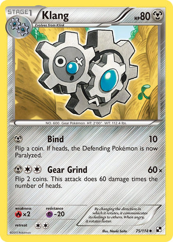 Klang - 75/114 (Cracked Ice Holo) - Blister Exclusives Reverse Holofoil