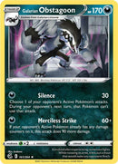 Galarian Obstagoon 161/264 - SWSH08 Fusion Strike Holofoil