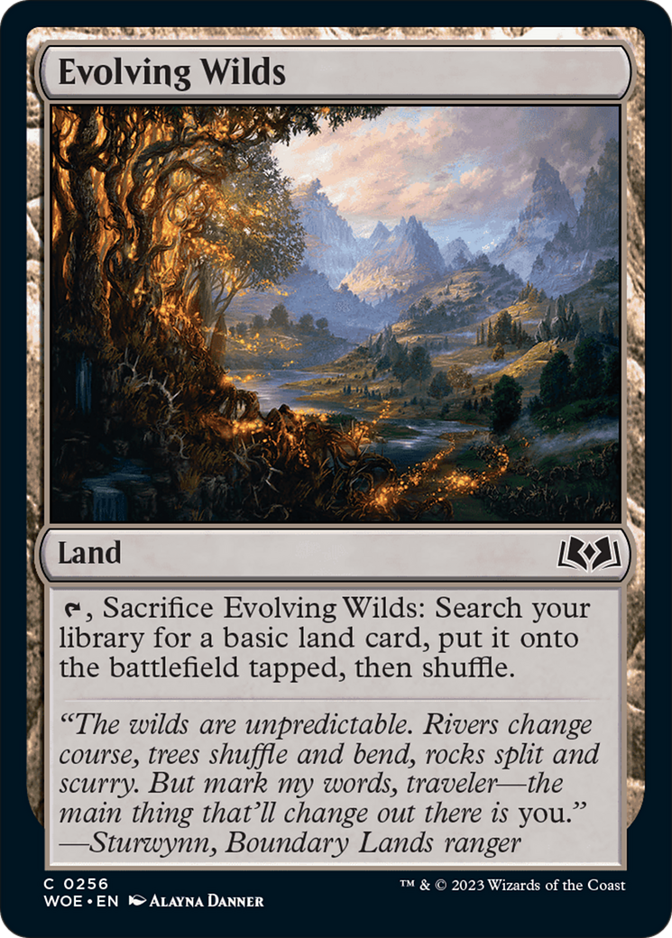 Evolving Wilds (WOE-256) - Wilds of Eldraine