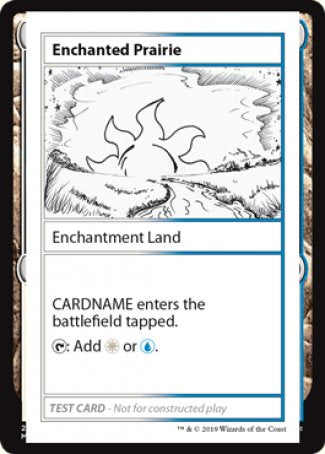 Enchanted Prairie (No PW Symbol) (CMB1-) - Mystery Booster Playtest Cards 2021