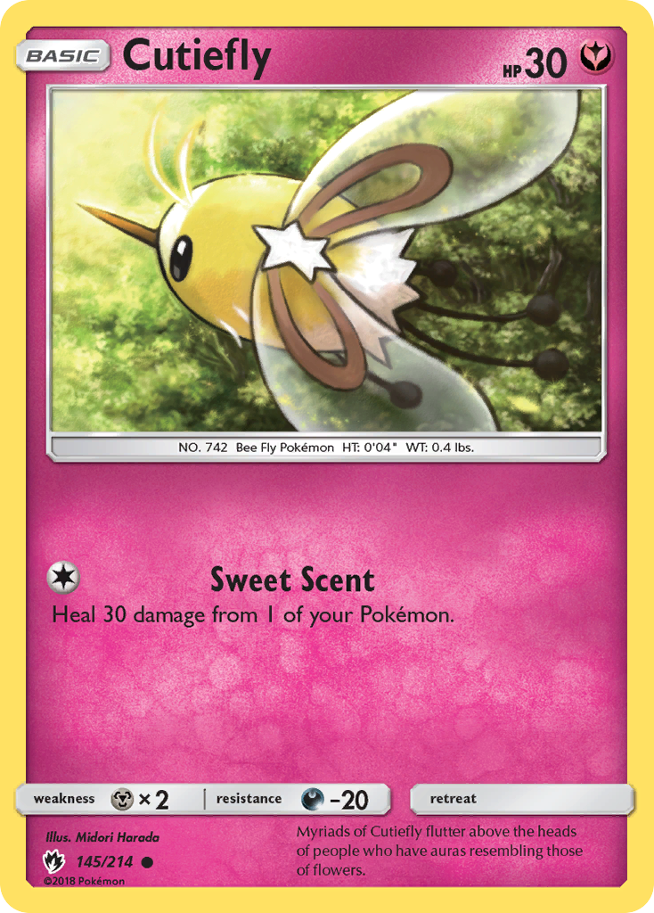 Cutiefly 145/214 - SM  Lost Thunder