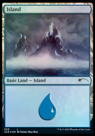 Island (553) (SLD-553) - Secret Lair Drop Foil