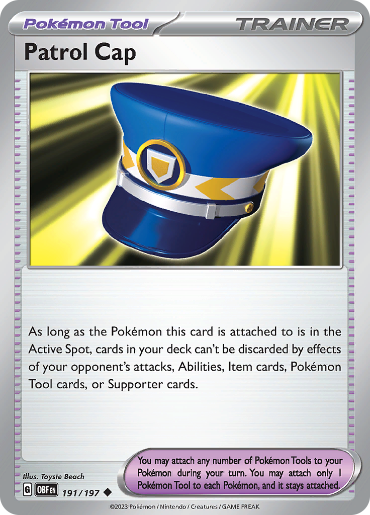 Patrol Cap 191 - SV03 Obsidian Flames