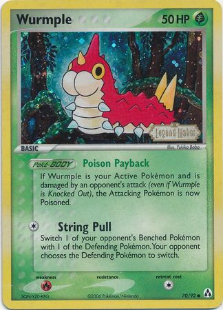 Wurmple/92 - Legend Maker Reverse Holofoil