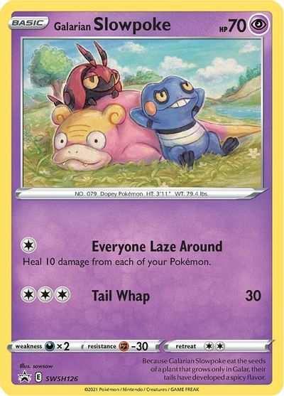 Galarian Slowpoke - SWSH126 SWSH126/307 - SWSH Sword & Shield Promo Cards Holofoil
