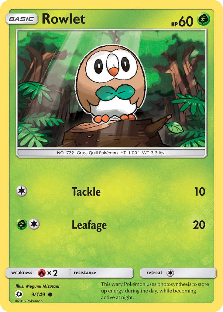 Rowlet 9/149 - SM Base Set