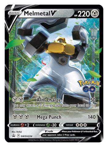 Melmetal V - SWSH224 SWSH224/307 - SWSH Sword & Shield Promo Cards Holofoil
