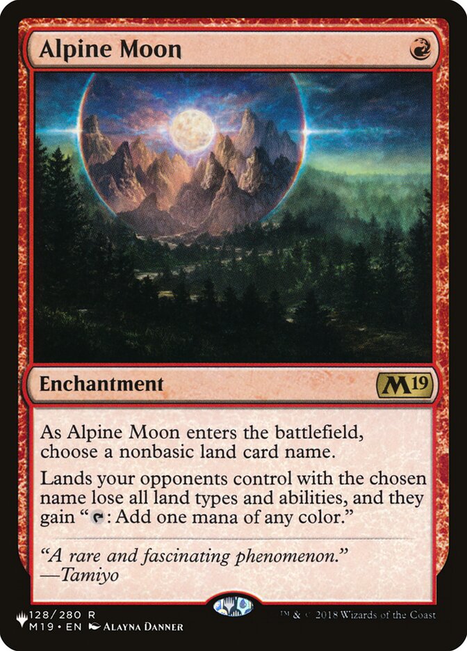 Alpine Moon (LIST-128/280) - The List