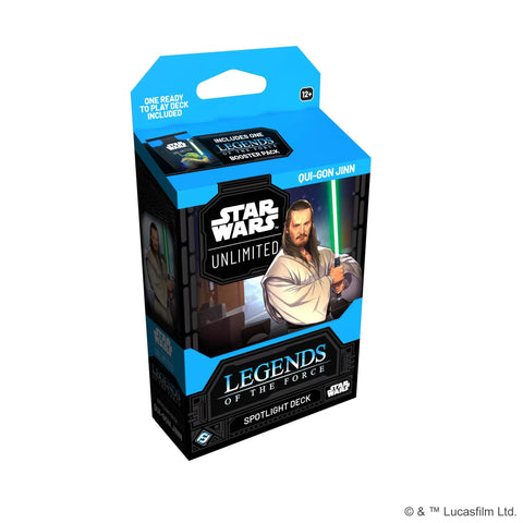 Star Wars Unlimited Legends of the Force Spotlight Deck Qui-Gon Jinn