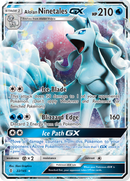 Alolan Ninetales GX 22/145 - SM  Guardians Rising Holofoil