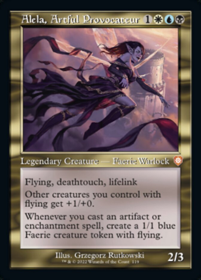 Alela, Artful Provocateur (Retro Frame) (BRC-119) - The Brothers' War Commander