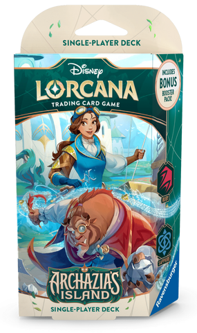 Disney Lorcana Archazia's Island Starter Deck Ruby & Sapphire