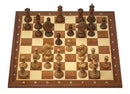 Folding Walnut Wood Chess Set 11.5 Inches