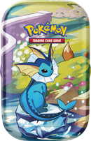 Scarlet & Violet Prismatic Evolutions Mini Tin Vaporeon