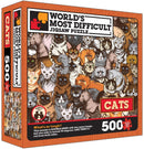 World's Most Difficult Cats 500Pc Puzzle