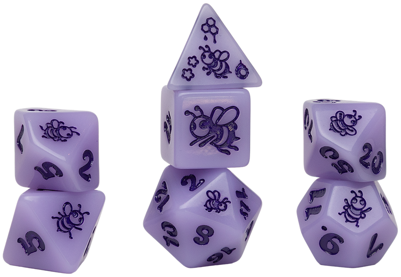 Sirius Dice Animals Royal Nectar Polyhedral 7-Die Set