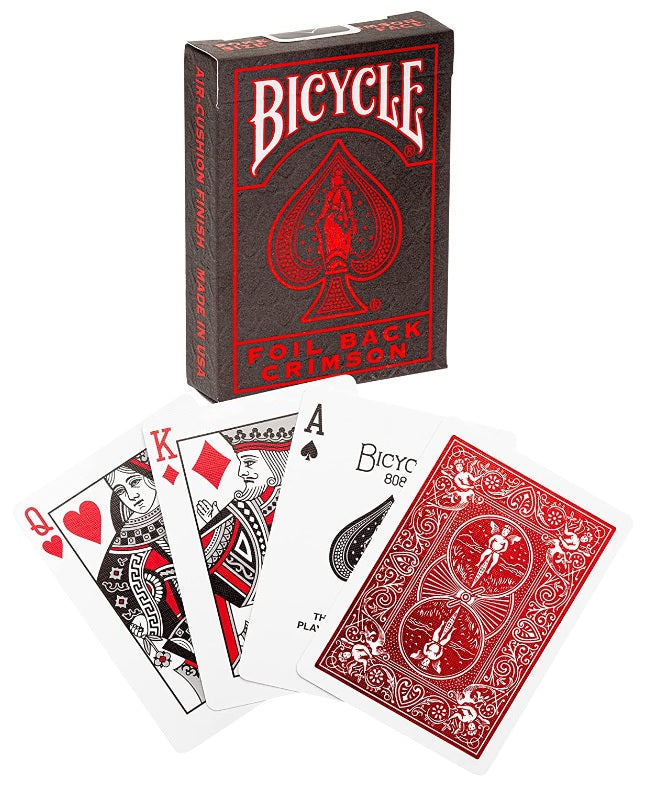 Bicycle Playing Cards Metalluxe Red