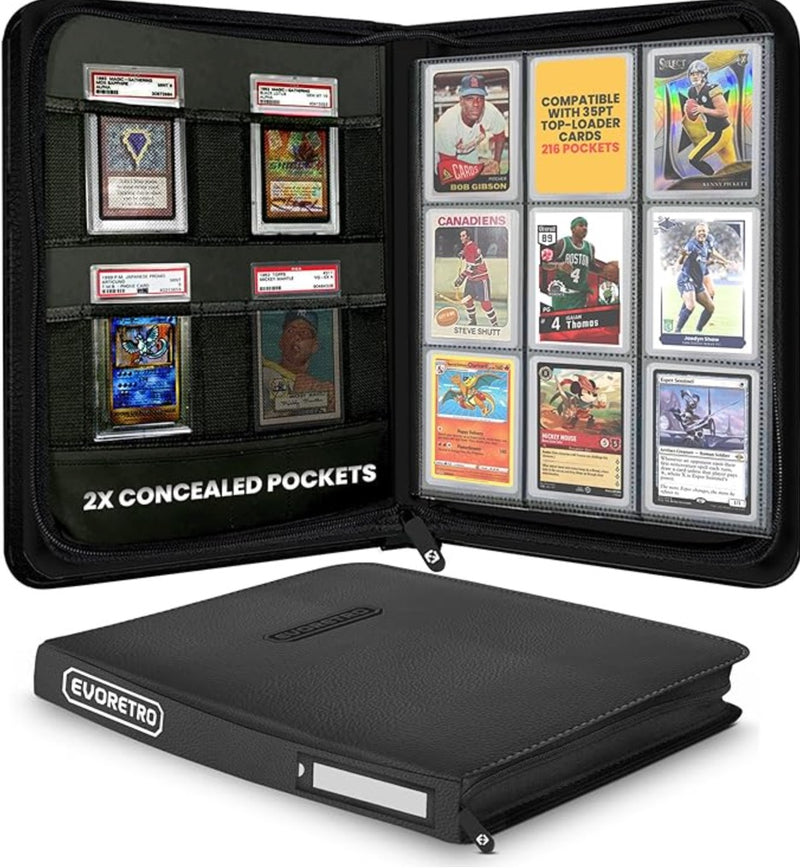 Evoretro Toploader Binder Black