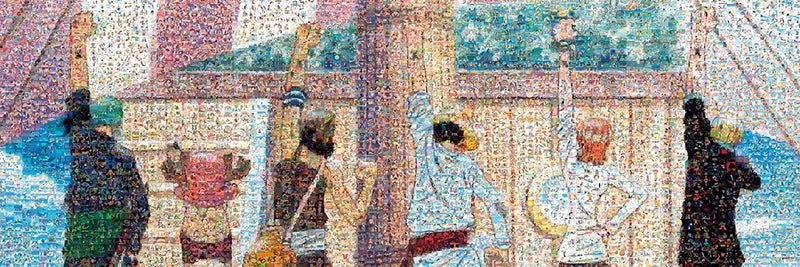 One Piece Mosaic Art Sign of Friends 1000Pc Puzzle