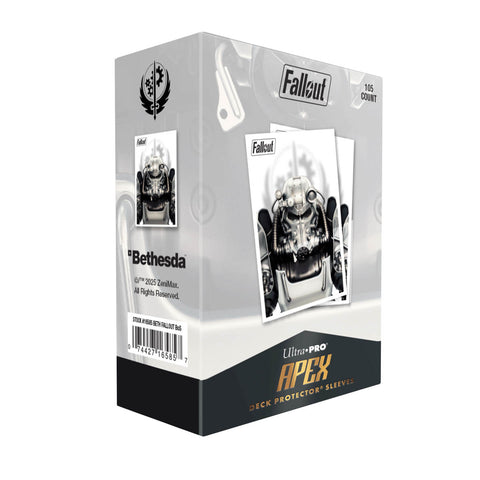 Ultra Pro Apex Sleeves Fallout Brotherhood of Steel Bethesda