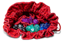 FanRoll Velvet Dice Bag Dragon Storm Red