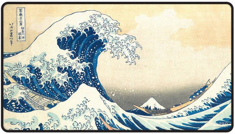 The Great Wave Stitched Playmat