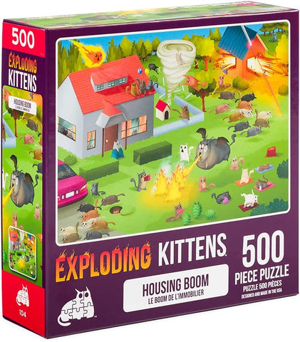 Exploding Kittens Housing Boom 500Pc Puzzle