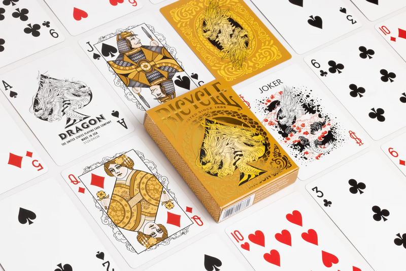 Bicycle Playing Cards Gold Dragon