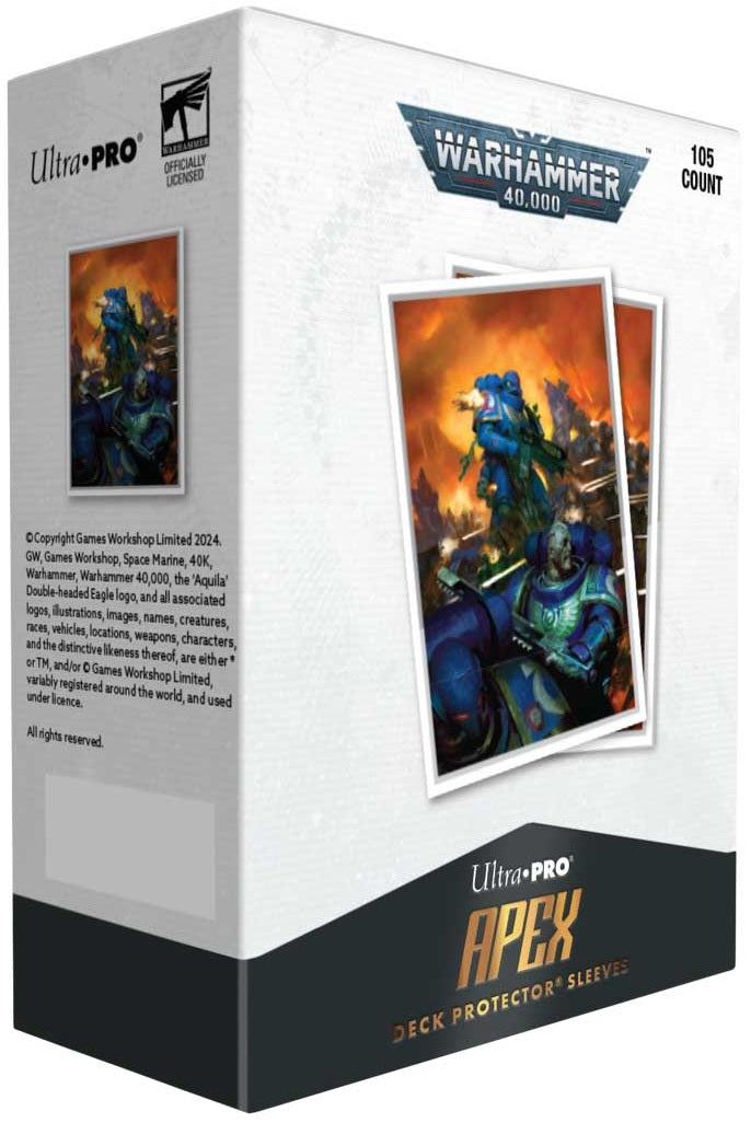 Ultra Pro Apex Sleeves Warhammer 40k Space Marines Adeptus Astartes