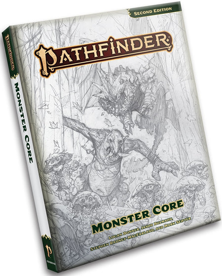 [Dent & Ding] Pathfinder Monster Core Sketch Cover